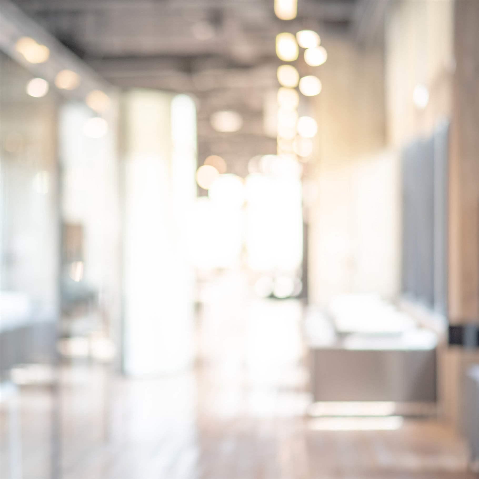 Abstract blurred office interior room.